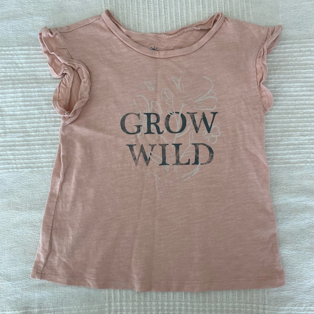 4T - Kids Pink 'Grow Wild' T-Shirt